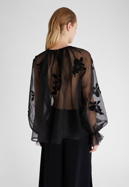 Блуза ERMANNO SCERVINO  - Шелк