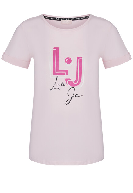 Футболка с крупным логотипом  LIU JO