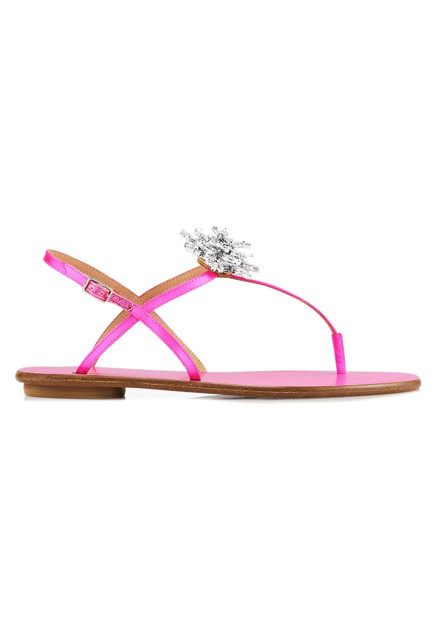 Сандалии с украшением  AQUAZZURA