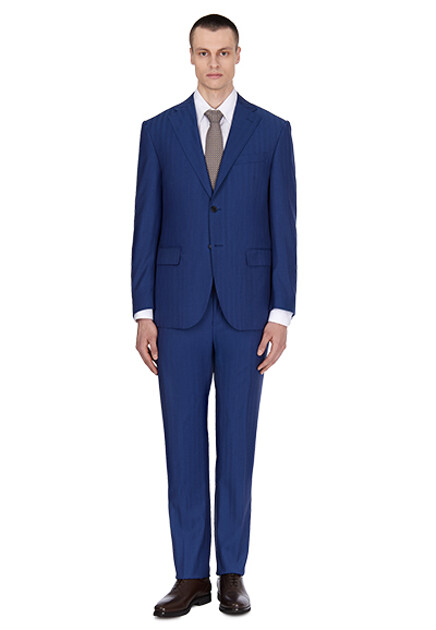 Классические брюки из костюмной шерсти CORNELIANI