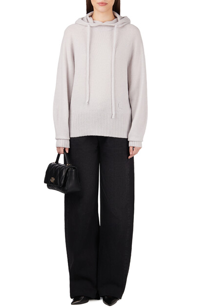 Трикотажное худи TWINSET Milano  - Шерсть