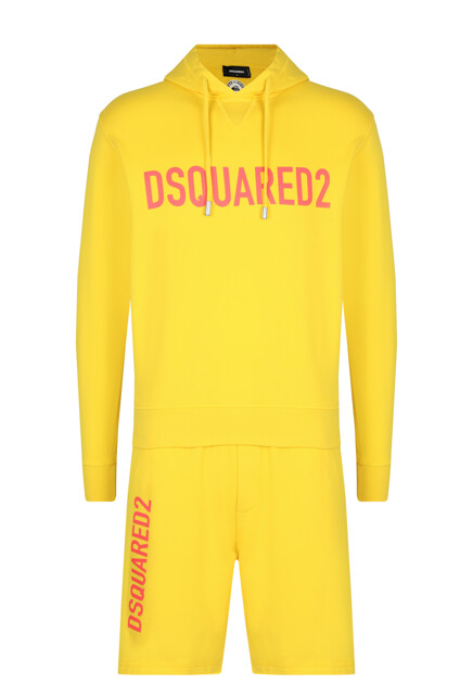 Хлопковый костюм с логотипом DSQUARED2