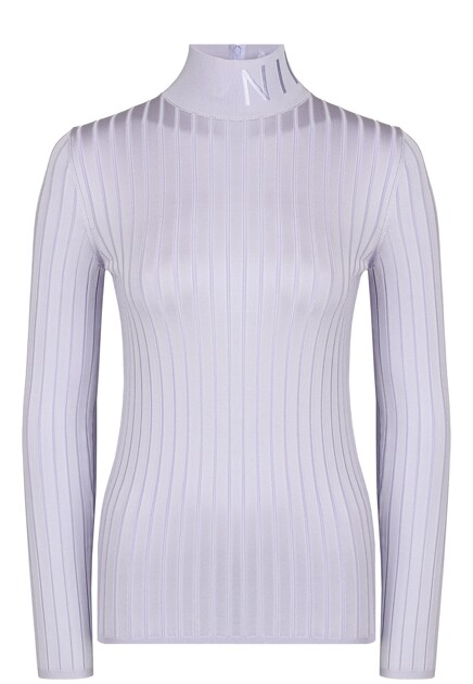 Фактурная водолазка с вышивкой NINA RICCI