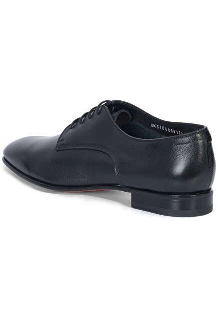 Дерби SANTONI  - Кожа - цвет черный
