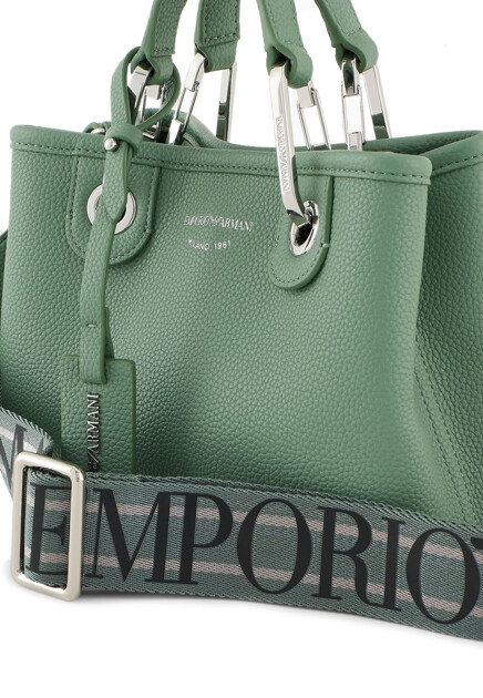 Сумка EMPORIO ARMANI  - Полиуретан - цвет зеленый