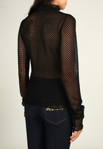 Перфорированная водолазка  VERSACE JEANS COUTURE