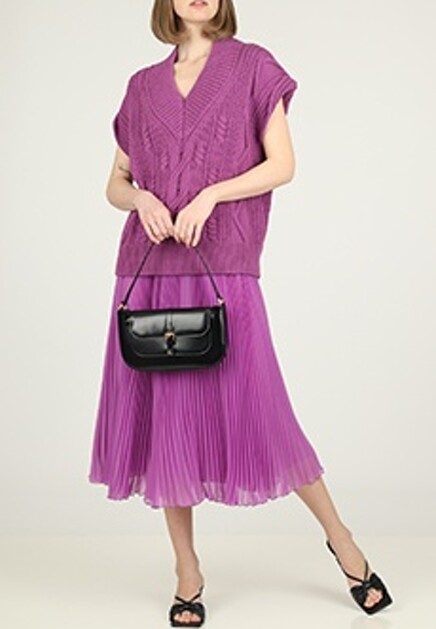 Жилет с глубоким вырезом ERMANNO SCERVINO