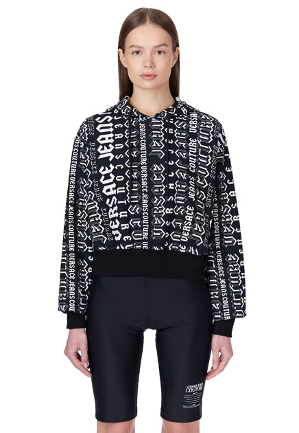 Худи VERSACE JEANS COUTURE  - Хлопок - цвет черный