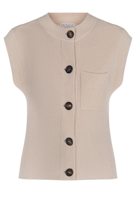 Кашемировый жилет BRUNELLO CUCINELLI