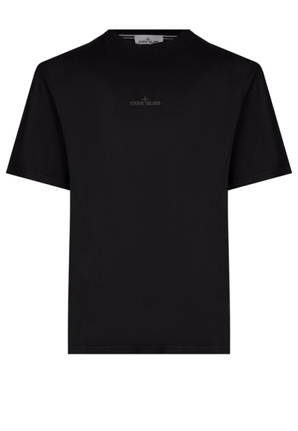Футболка с логотипом STONE ISLAND