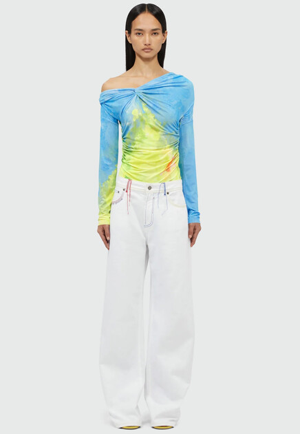 Джинсы прямого кроя  MSGM - ИТАЛИЯ