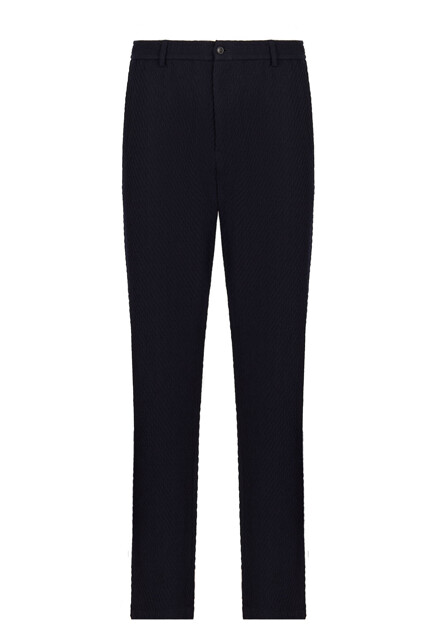 Брюки прямого кроя из шерсти  EMPORIO ARMANI