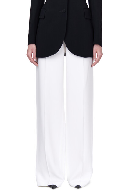 Брюки ERMANNO SCERVINO  - Вискоза, Ацетат - цвет белый