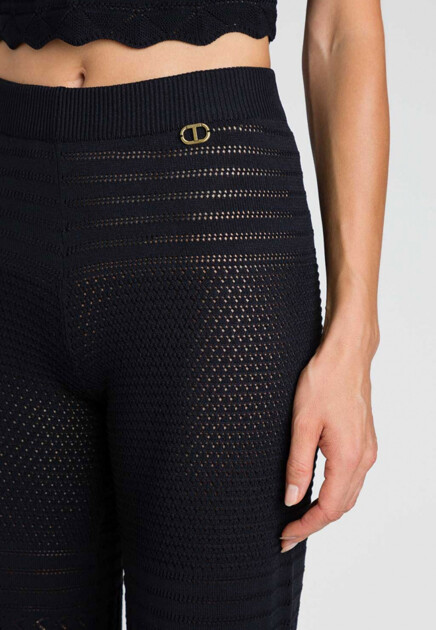 Брюки TWINSET Milano  - Полиамид - цвет черный