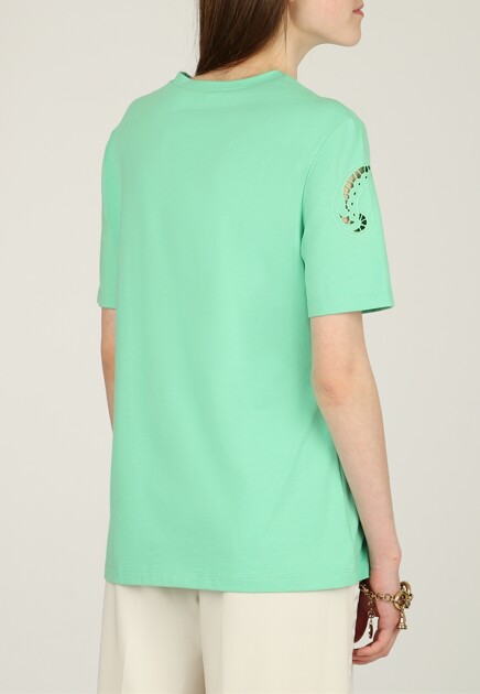 Футболка ERMANNO SCERVINO  - Хлопок