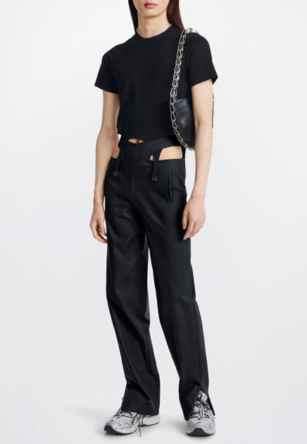 Брюки DION LEE  - Хлопок - цвет черный