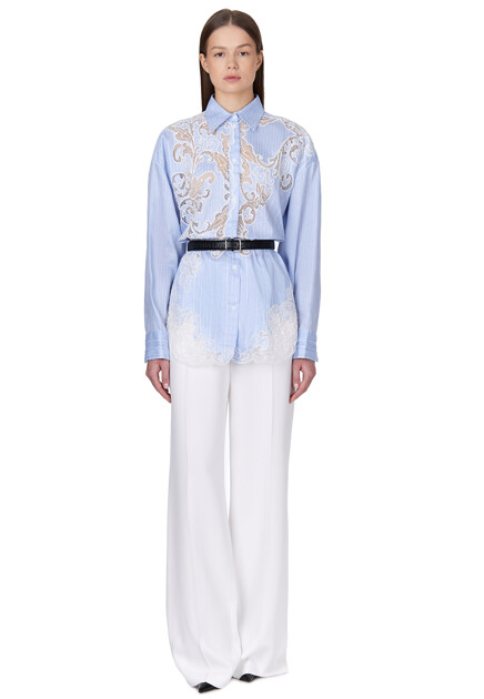 Классические брюки со стрелками ERMANNO SCERVINO - ИТАЛИЯ