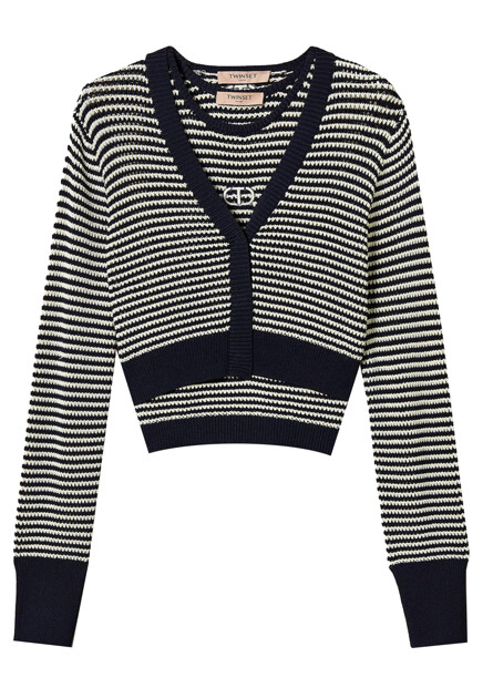 Кардиган с топом в полоску  TWINSET Milano