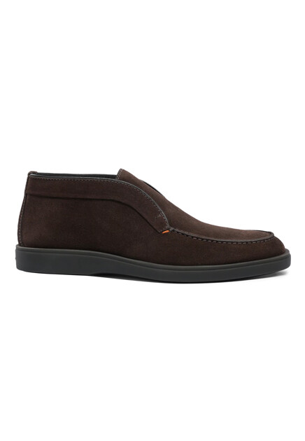 Замшевые полуботинки SANTONI