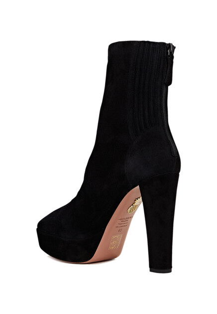 Замшевые ботильоны AQUAZZURA - ИТАЛИЯ