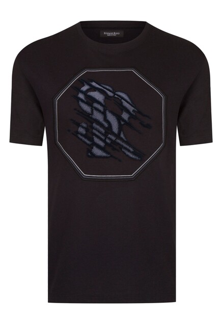 Футболка с монограммой STEFANO RICCI