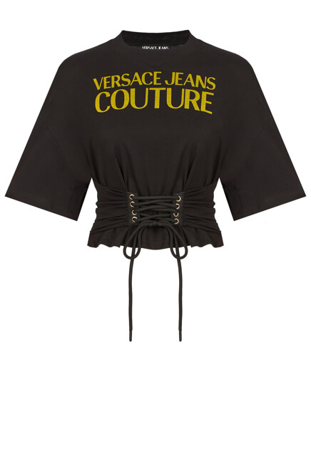 Футболка со шнуровкой  VERSACE JEANS COUTURE