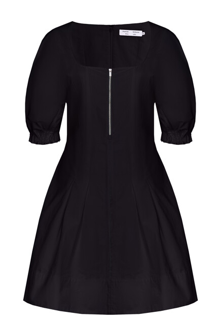 Платье мини из смеси хлопка и льна PROENZA SCHOULER