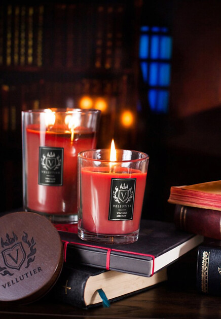 Свеча Vintege Library 225 г VELLUTIER - ВЕЛИКОБРИТАНИЯ