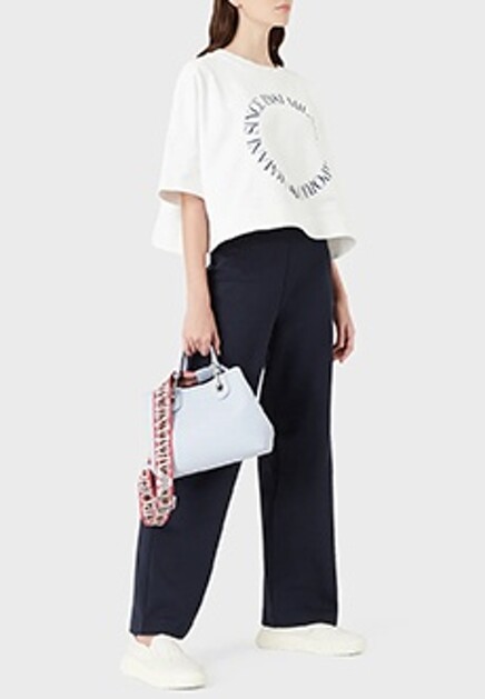 Футболка с логотипом EMPORIO ARMANI