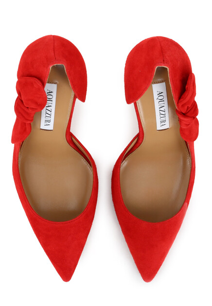 Туфли AQUAZZURA  - Кожа - цвет красный