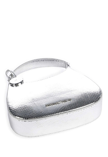 Сумка-хобо с металлизированным блеском EMPORIO ARMANI