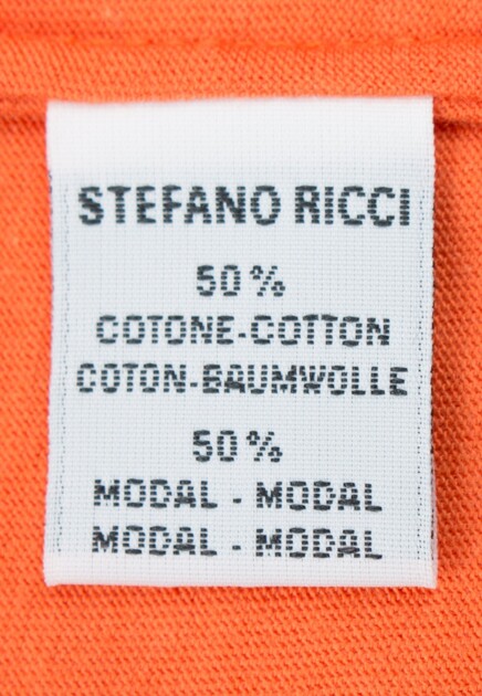 футболка STEFANO RICCI  - Хлопок, Модал