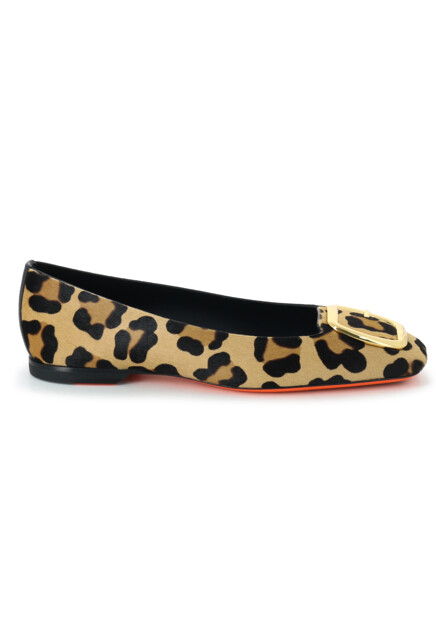 Балетки с принтом  SANTONI
