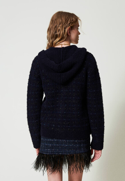 Кардиган TWINSET Milano  - Акрил - цвет синий