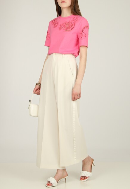 Футболка ERMANNO SCERVINO  - Хлопок