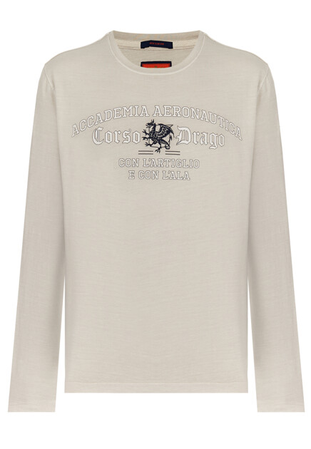 Хлопковый лонгслив  AERONAUTICA MILITARE