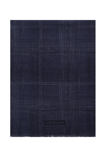 Синий шарф CORNELIANI