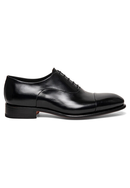 Кожаные оксфорды SANTONI - ИТАЛИЯ