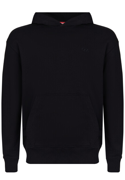 Худи с крупным логотипом на спине DIESEL