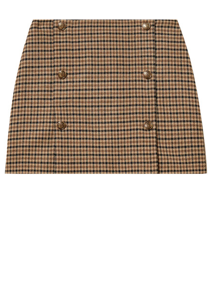 Мини-юбка в клетку TWINSET Milano