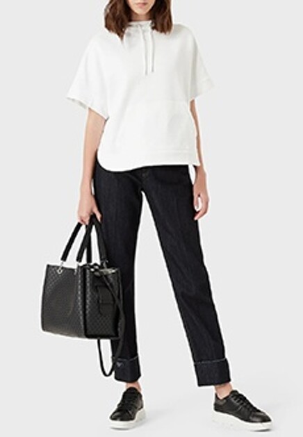 Толстовка с коротким рукавом EMPORIO ARMANI