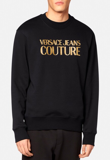 Спортивный костюм с золотистым логотипом VERSACE JEANS COUTURE