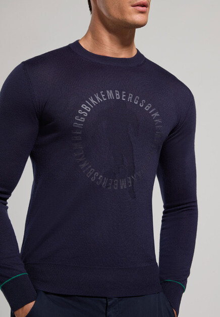 Джемпер с логотипом  BIKKEMBERGS