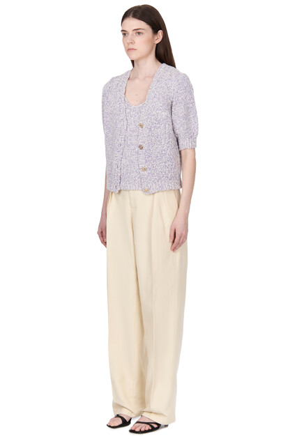 Кардиган TWINSET Milano  - Хлопок - цвет фиолетовый