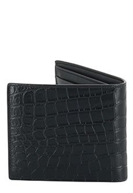 Черное портмоне SAINT LAURENT