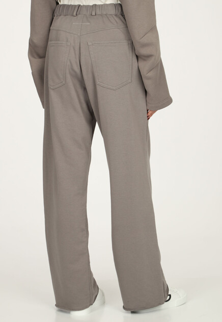 Брюки MM6 Maison Margiela  - Хлопок, Полиэстер - цвет серый