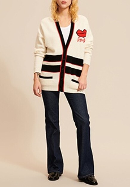 Кардиган с яркой вышивкой SONIA RYKIEL