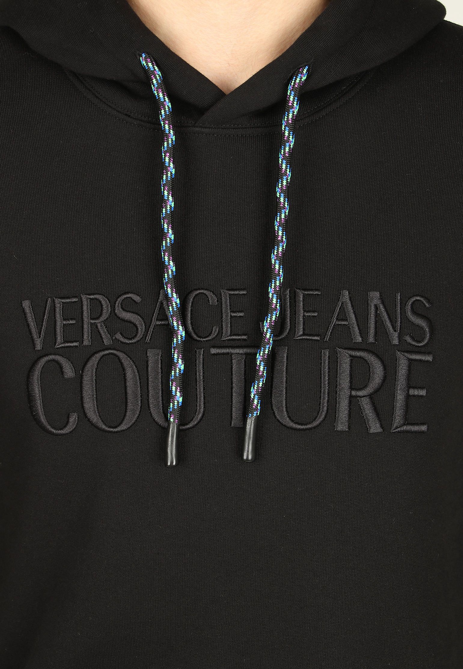 Худи VERSACE JEANS COUTURE  - Хлопок - цвет черный