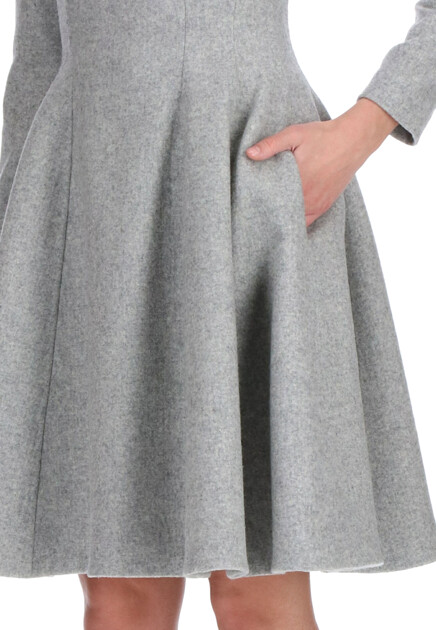 Платье ERMANNO SCERVINO  - Полиамид, Шерсть