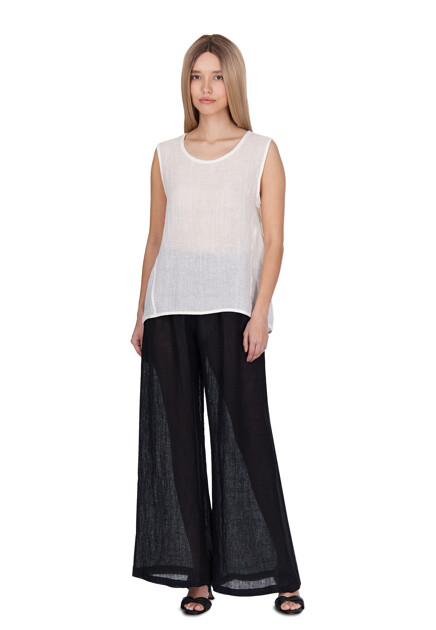 Брюки прямого кроя изо льна  MAURIZIO - ГРЕЦИЯ